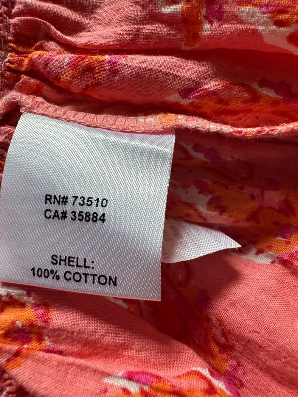 Uncle Frank Cotton Cottagecore Block Print Mini Ruffle Hem Boho Size Small - Picture 8 of 10